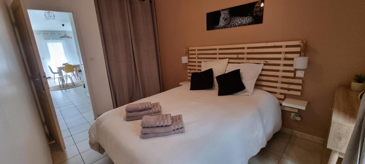 Agreable Appartement Avec 2 Places De Parking Dans Le Garage 贝济耶 外观 照片